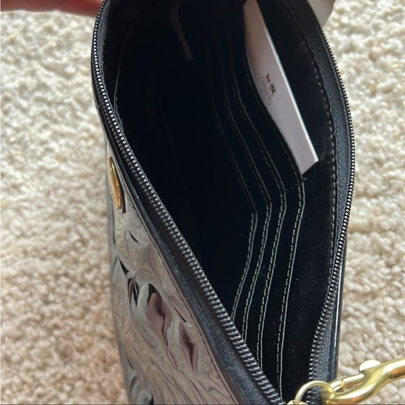Coach classic pattern black wristlet - Picture 2 of 2